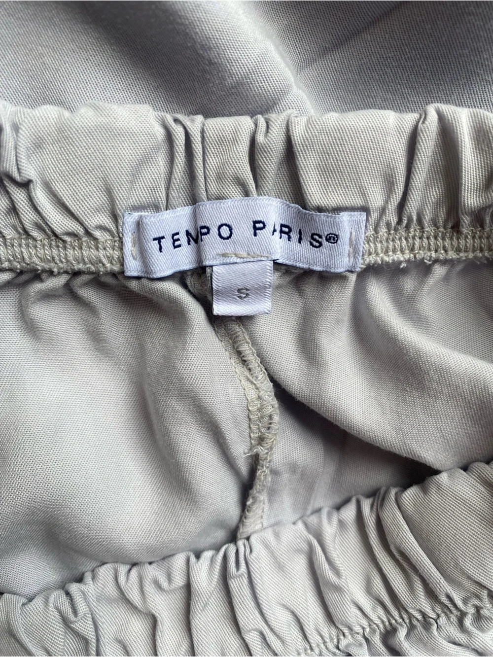 Tempo Paris Bubble Skirt Size S 100% Tencel Billow Tulip Lagenlook Bohemian